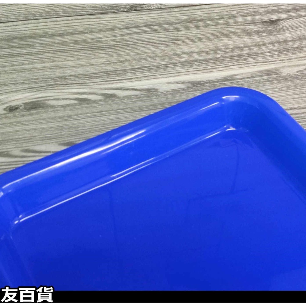 《友百貨》台灣製 長方皿 塑膠盤 長方盤 置物盤 瀝水盤 水杯盤 水果盤 茶盤-細節圖6
