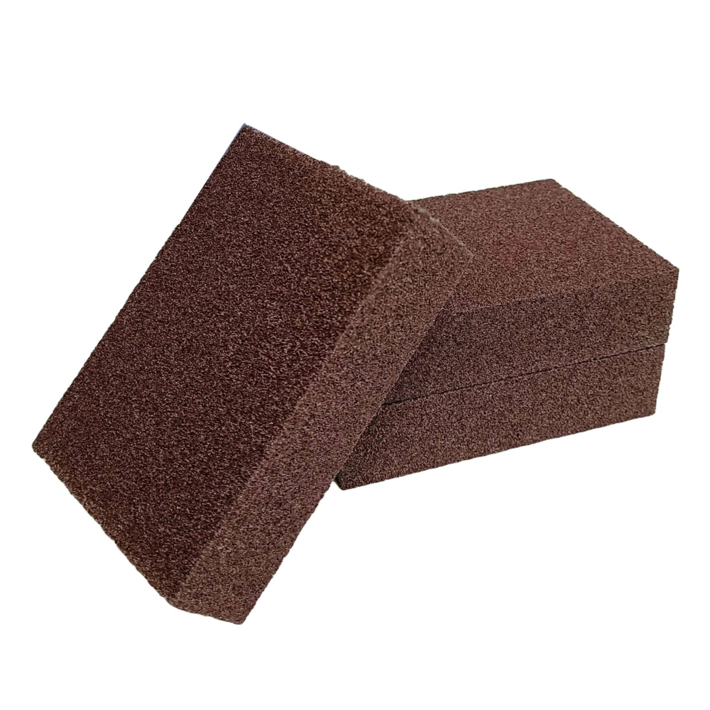 《友百貨》金鋼砂海棉擦 金鋼砂海棉刷 金鋼砂菜瓜布 洗鍋菜瓜布 金鋼砂海綿菜瓜布 金鋼砂刷 廚房清潔-細節圖2