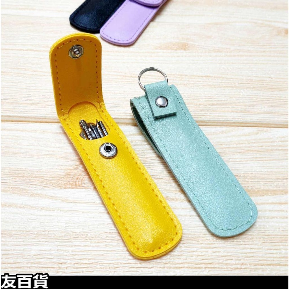 耳勺六件套 (皮套裝/盒裝) 挖耳棒 掏耳棒 耳垢棒 金屬耳掏棒 耳朵清潔棒 挖耳勺《友百貨》-細節圖6