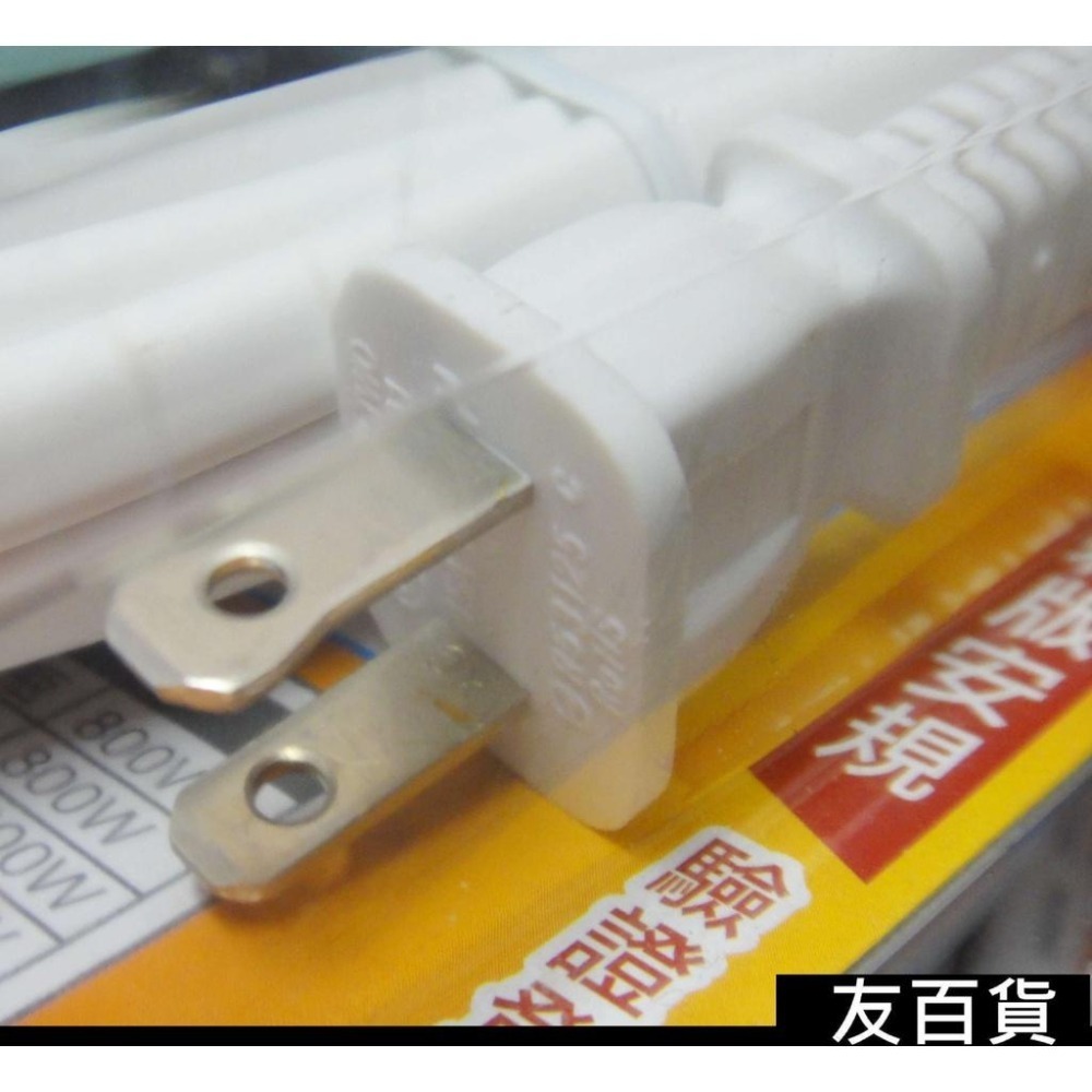 《友百貨》台灣製 新安規 三插家用延長線 安全過載保護 三插延長線 新安規延長線 三孔延長線 好朋友 顏色隨機出貨-細節圖5