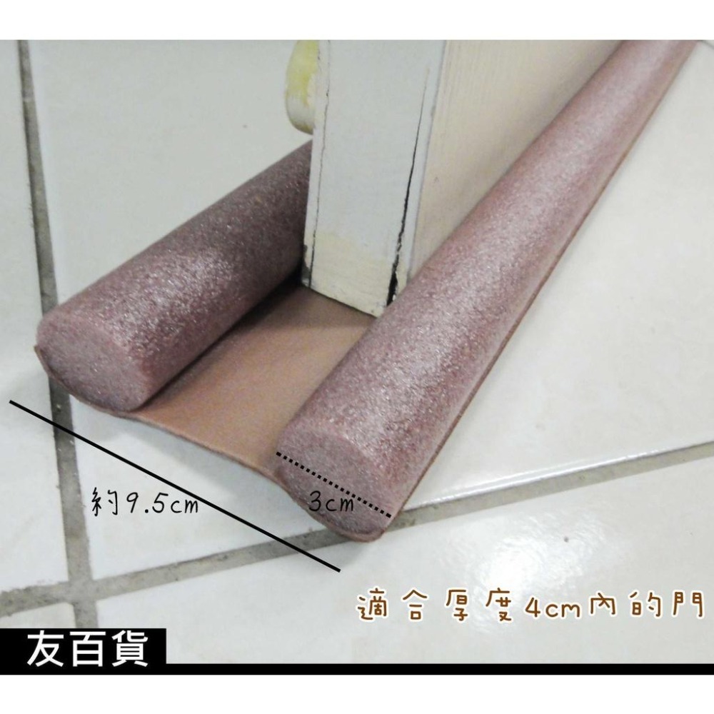 《友百貨》居家門底密封條 泡棉密封條 門縫密封條 隔音條 擋風條 門縫泡棉條 防蟲 防蟑-細節圖3