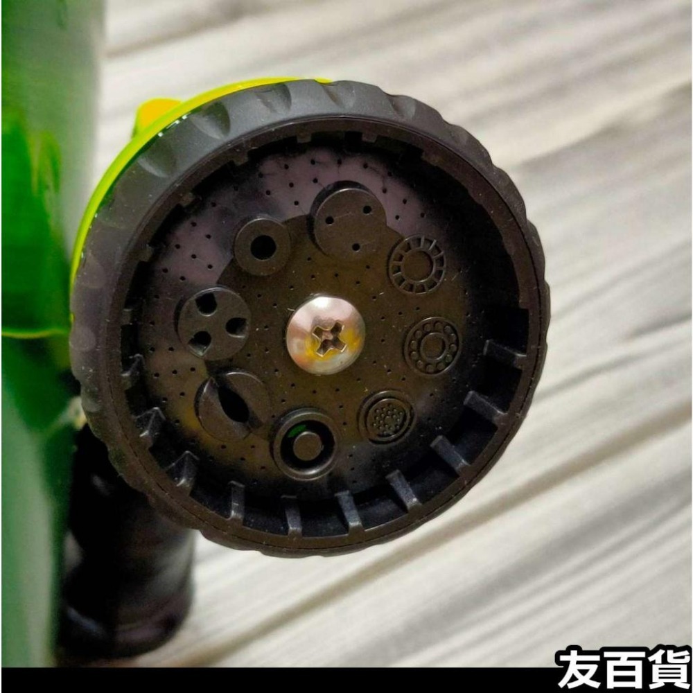 《友百貨》台灣製 神田 八段微調噴水槍 神田噴水槍 花灑 水槍頭 噴水槍頭 洗車水槍 園藝澆花 56218-細節圖5