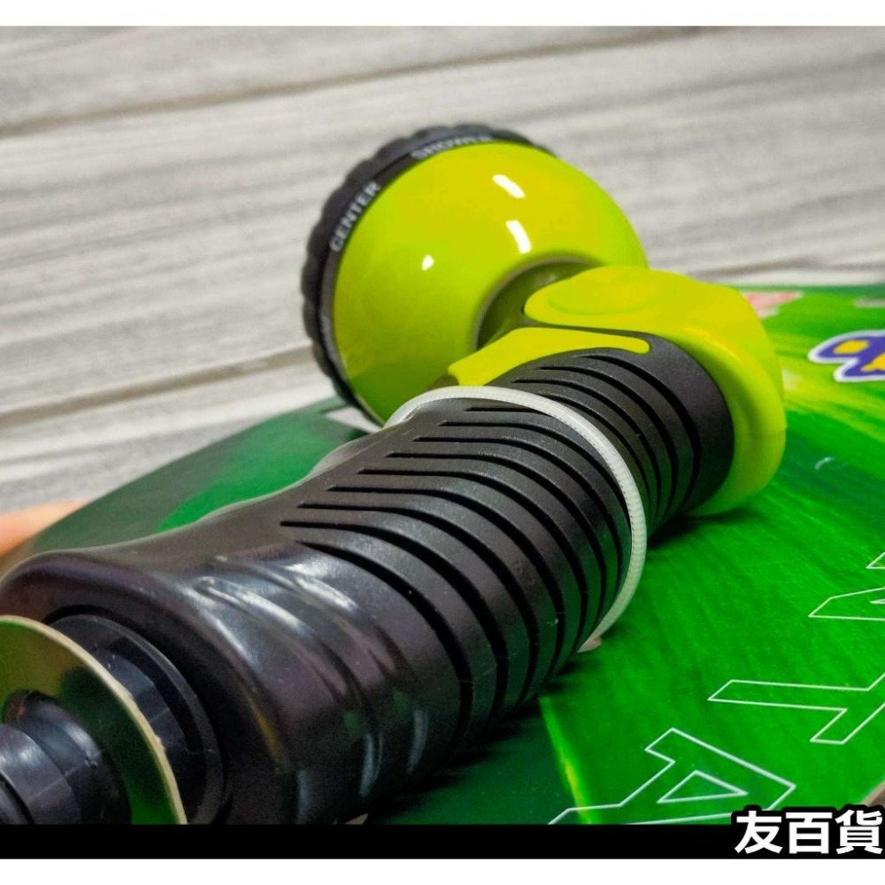《友百貨》台灣製 神田 八段微調噴水槍 神田噴水槍 花灑 水槍頭 噴水槍頭 洗車水槍 園藝澆花 56218-細節圖8