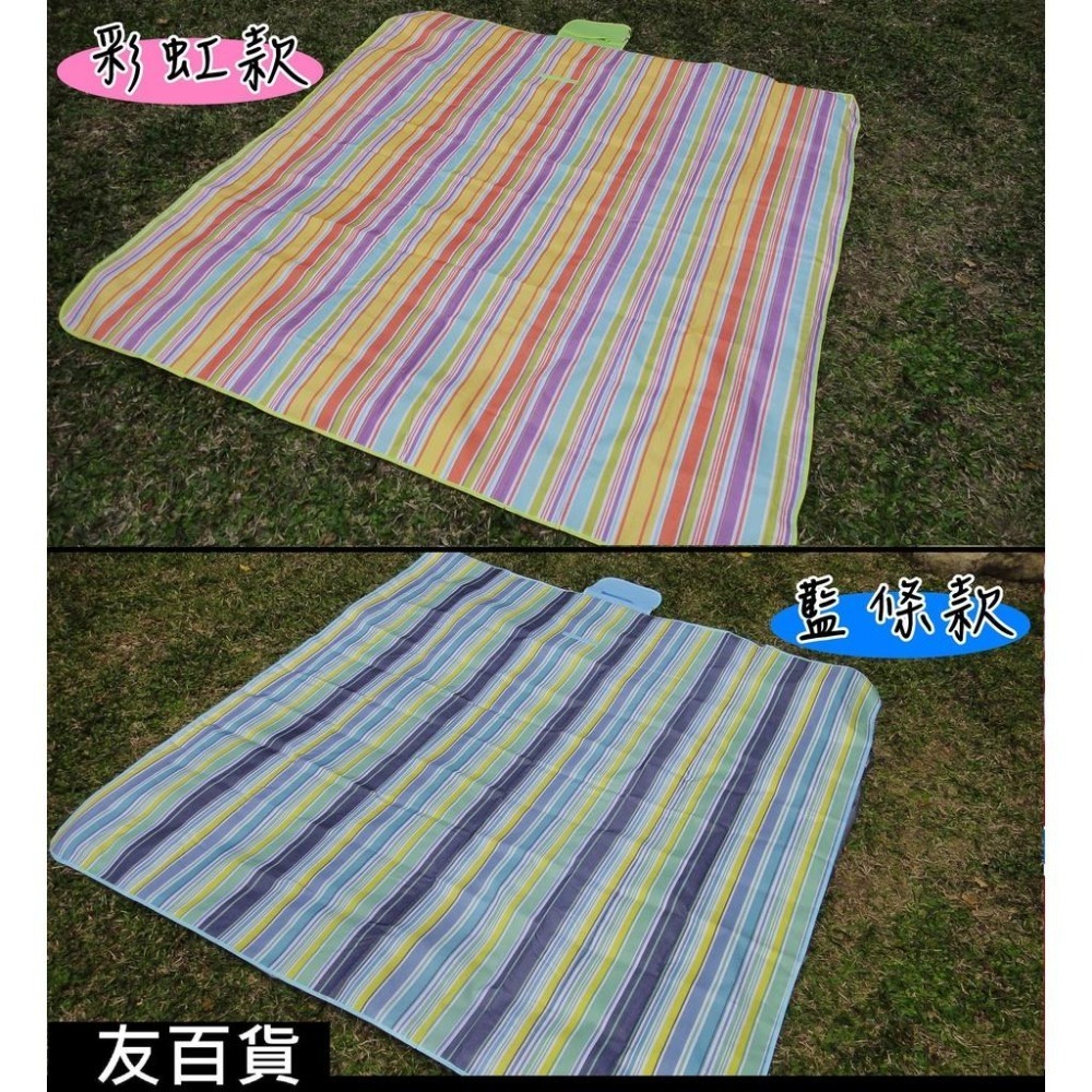 戶外野餐墊 200X195cm 防水野餐墊 露營地墊 沙灘墊 地布《友百貨》-細節圖7