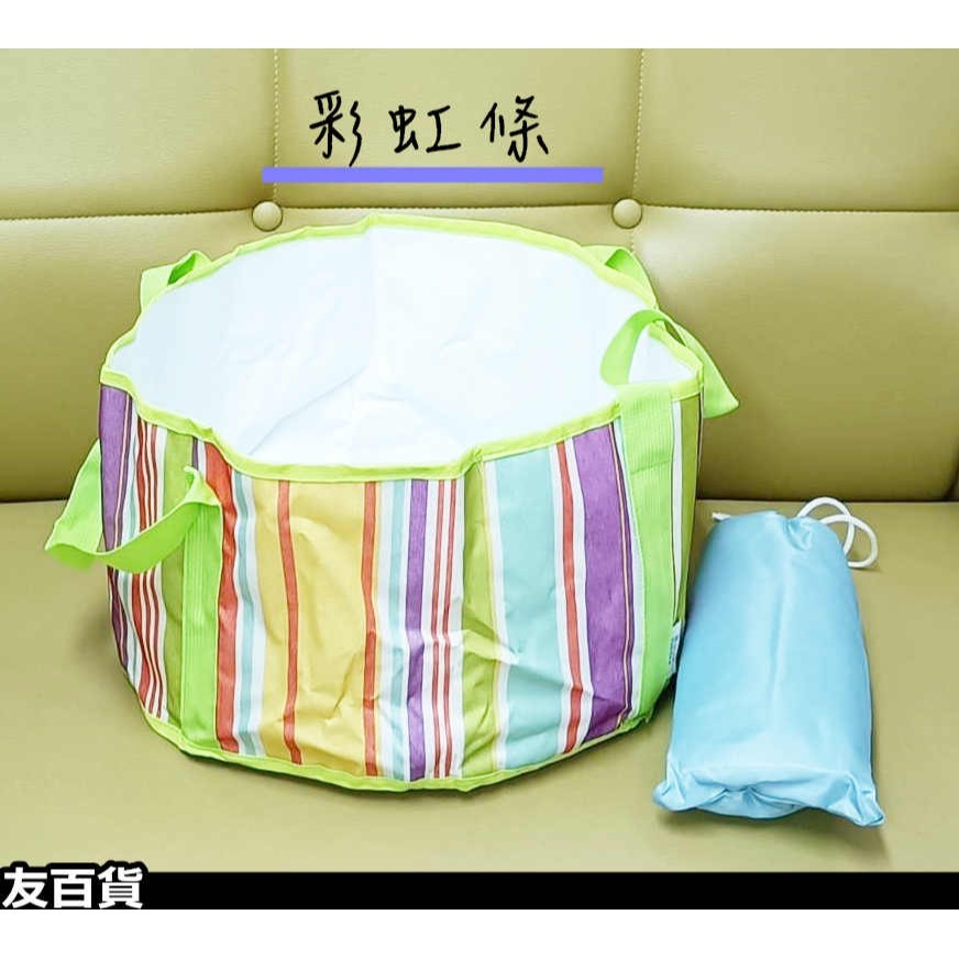 《友百貨》摺疊泡腳桶 大號泡腳水桶 折疊水桶 戶外水桶 釣魚水桶 置物桶 摺疊水桶 水盆 XK-80322-規格圖10