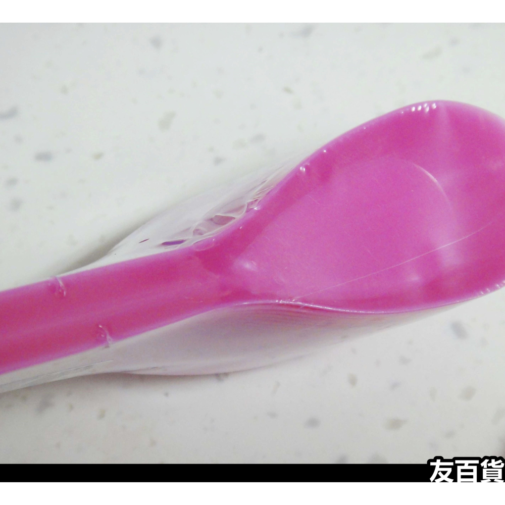 台灣製 紅運彎型湯匙(30支入) 紅色免洗湯匙 塑膠湯匙 拋棄式湯匙 外帶湯匙 中式湯匙 免洗餐具《友百貨》-細節圖3