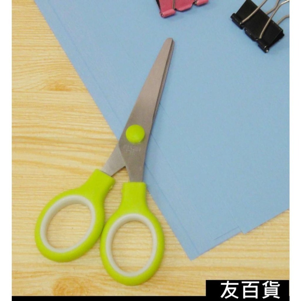 不鏽鋼文具剪刀 學生剪刀 文書剪刀 美勞剪刀 小剪刀 事務剪刀 辦公室物品《友百貨》-細節圖6