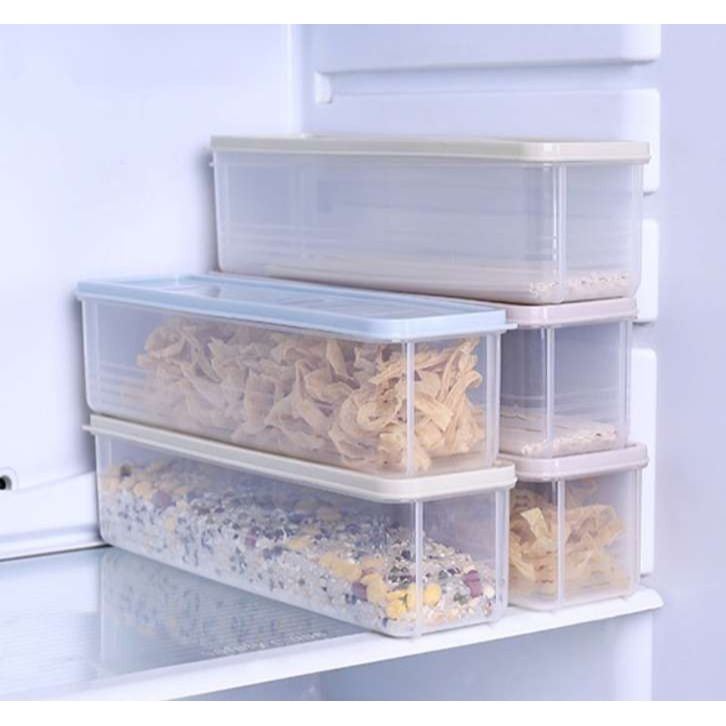 長型多用途儲存盒 長型麵條盒 食品盒 保鮮盒 收納盒 塑膠盒 分裝盒 食物盒《友百貨》-細節圖7