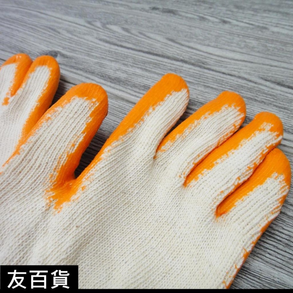 《友百貨》台灣製 獵人沾膠手套 (1雙入) 防滑手套 園藝手套 工作手套 木工手套 獵人手套 棉紗手套 NO.730-細節圖5
