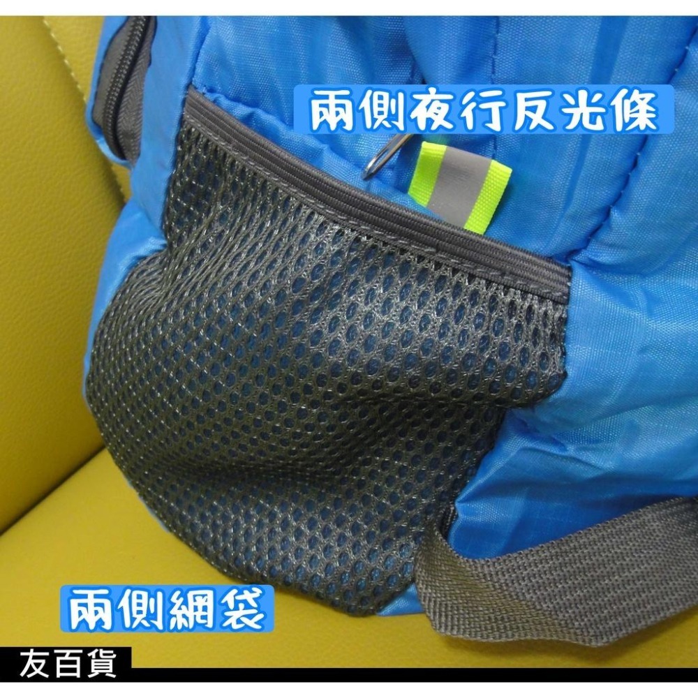《友百貨》 旅行摺疊背包 後背包 運動收納袋 旅行收納包 摺疊收納包 登山包 書包 輕便背包 旅行包-細節圖4