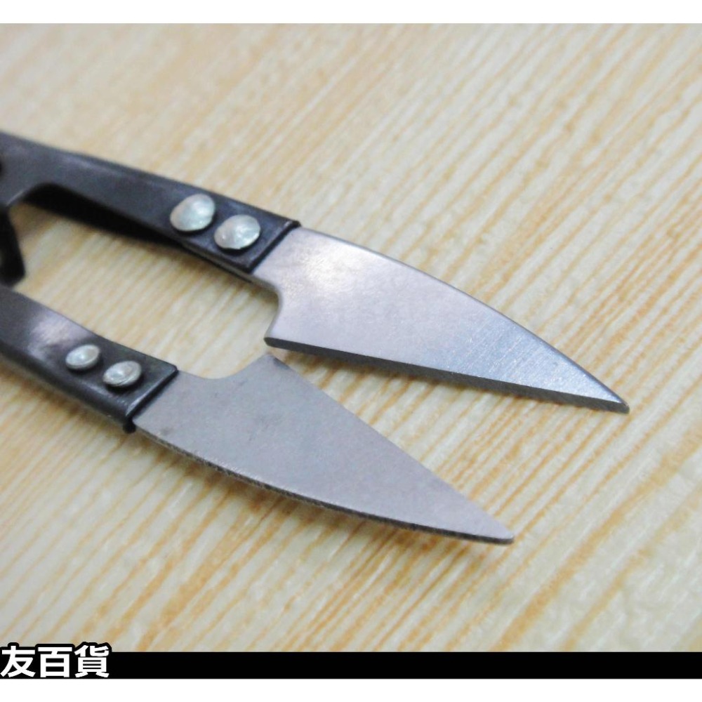 《友百貨》彈簧裁縫剪刀 鐵製縫紉剪刀 裁縫剪 修線剪刀 紗線剪刀 線頭剪刀 縫紉彈簧剪-細節圖5