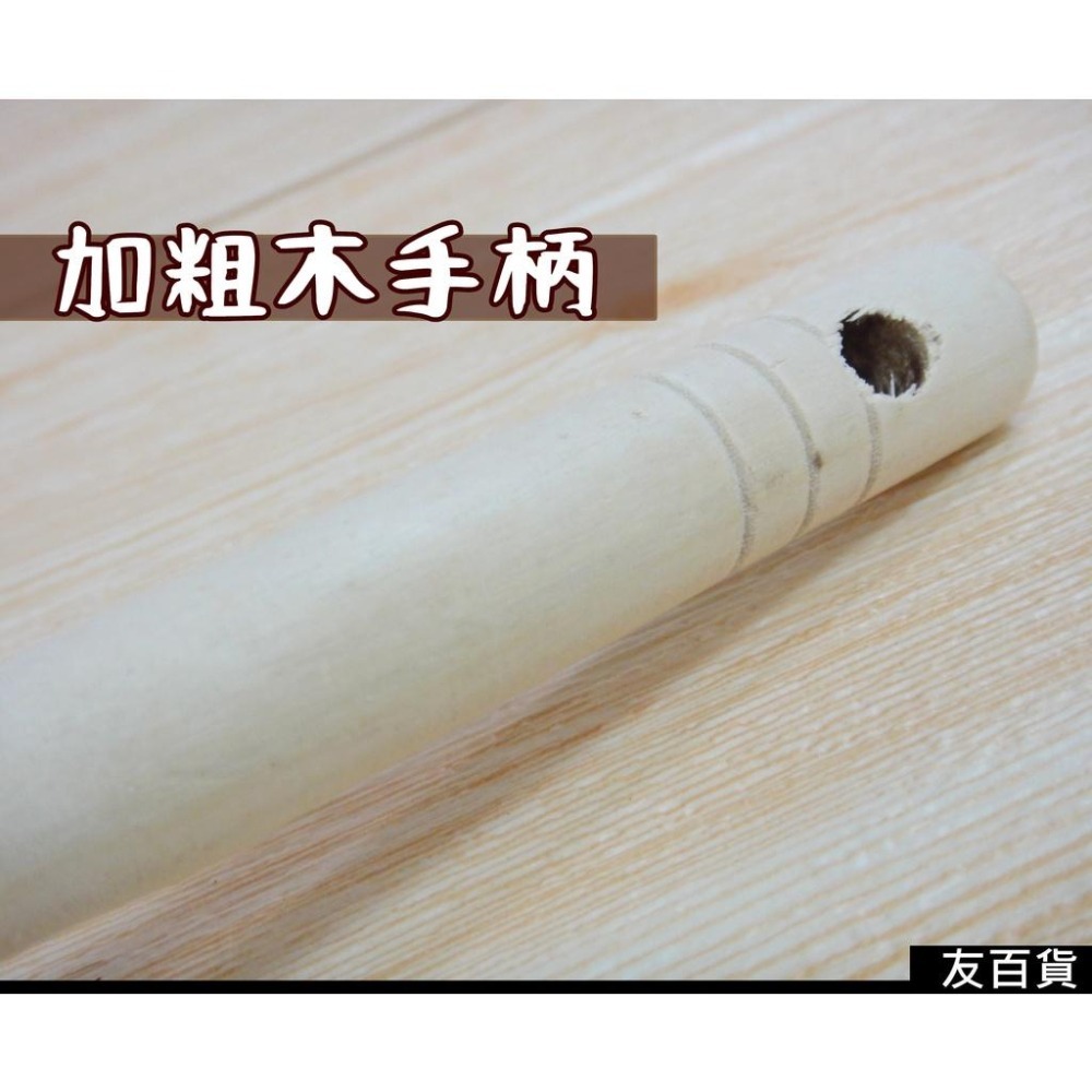 《友百貨》木長柄棕刷 木柄棕刷 鍋刷 椰棕刷 洗鍋刷 碗盤刷 鍋具清潔刷 刷子-細節圖4