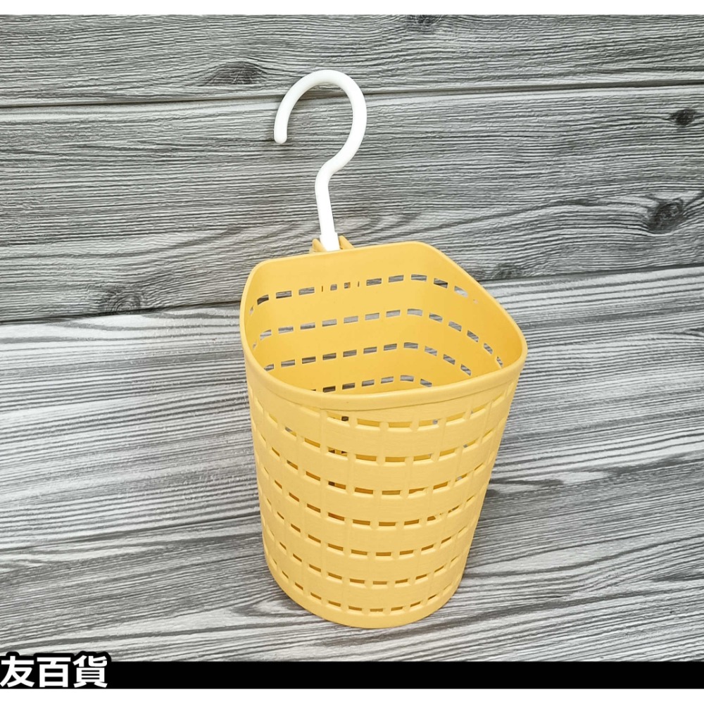 置物掛籃 居家收納掛籃 收納籃 文具籃 餐具籃 掛籃 花籃 筆筒 園藝掛籃 汽車置物籃《友百貨》-規格圖9