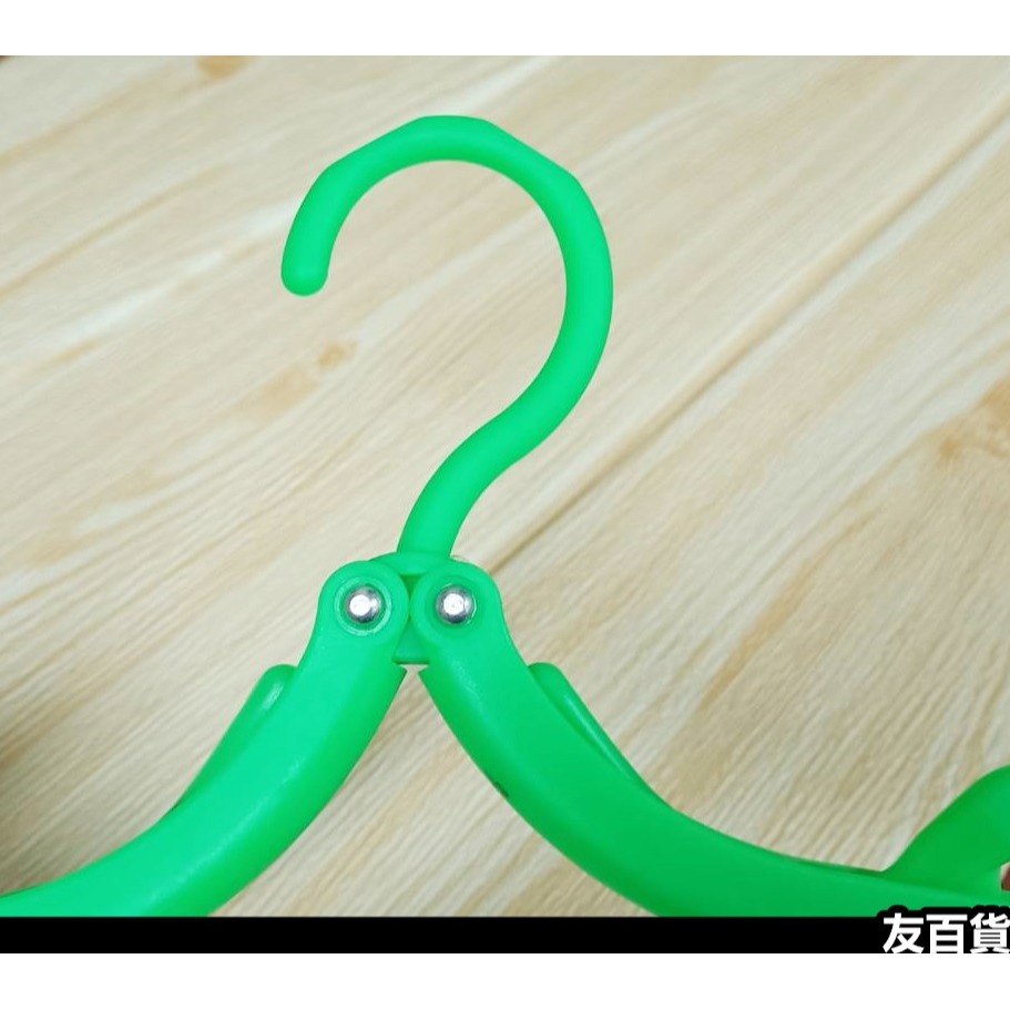 旅行摺疊衣架 折疊衣架 旅行衣架 晾衣架 曬衣架 三角衣架 塑膠衣架 兒童衣架 旅行用品《友百貨》-細節圖6