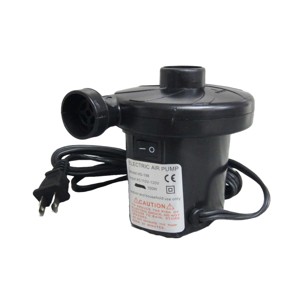 《友百貨》家用110V電動充氣機(附3氣嘴) 抽氣機 充氣幫浦 充氣筒 充放兩用 真空壓縮袋抽氣機 氣墊床可用-細節圖2