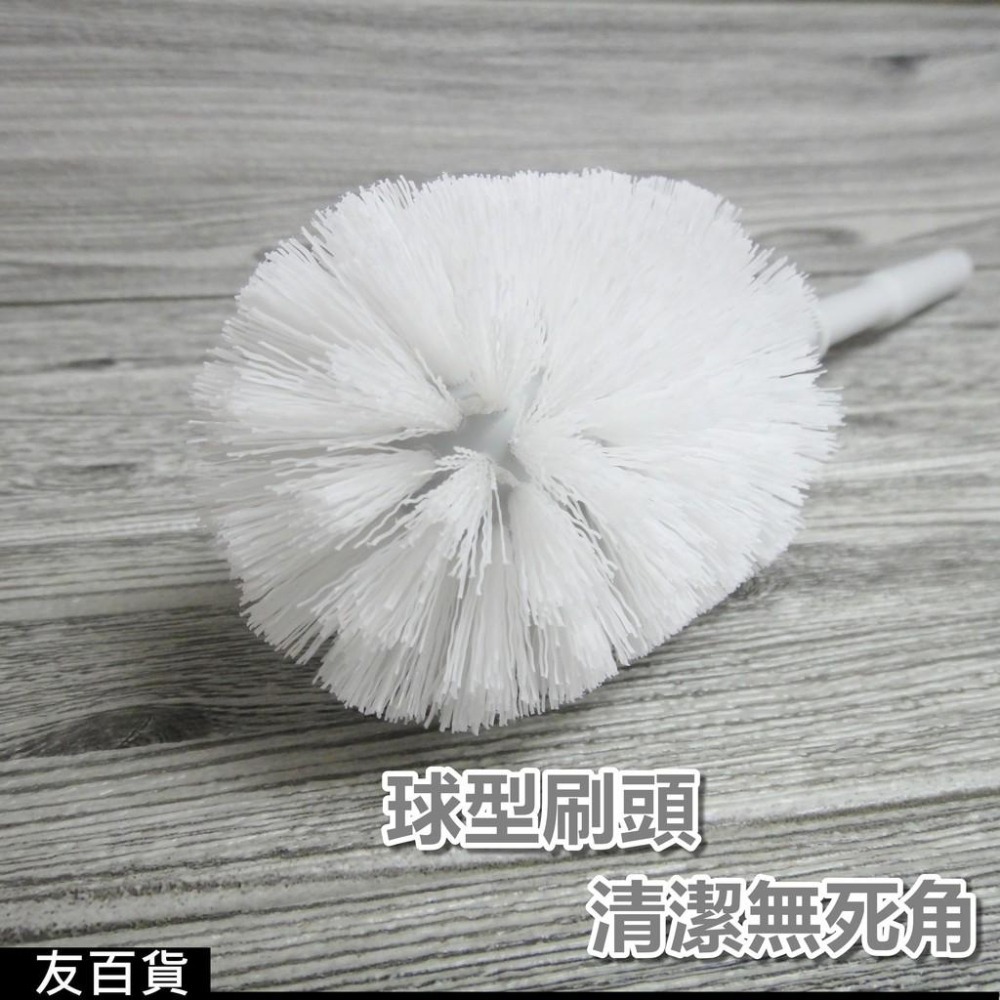 《友百貨》Hold刷 任意貼壁馬桶刷組 (無痕貼) 馬桶刷 浴廁刷 清潔刷 彎形刷 小便斗刷 刷子 浴廁必備 C3291-細節圖4