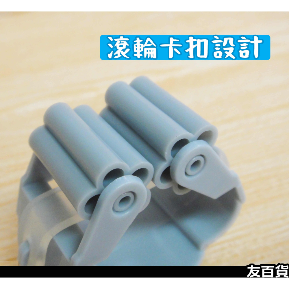 《友百貨》免釘免鑽 無痕拖把掛架 無痕掃具收納 掃具壁掛架 拖把夾 掃把架 雨傘架 居家收納-細節圖4