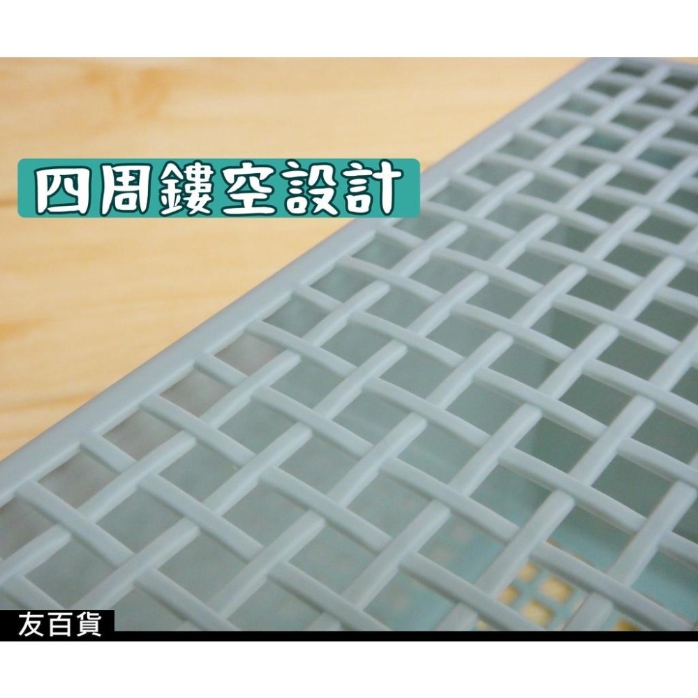 《友百貨》居家收納置物籃 收納籃 文具籃 餐具籃 置物籃 收納用品-細節圖3