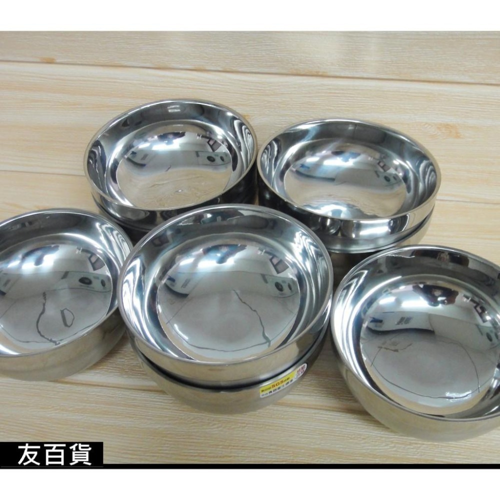 《友百貨》優雅不鏽鋼磨砂碗 雙層隔熱碗 防燙碗 兒童防摔碗 不鏽鋼碗 不鏽鋼餐具 優質不鏽鋼 SGS檢驗合格-細節圖7