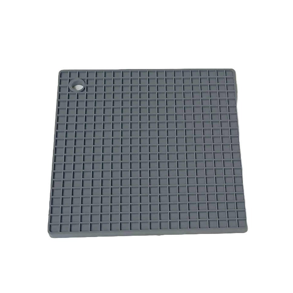 加厚耐熱矽膠隔熱墊 矽膠鍋墊 止滑墊 防燙墊 方形鍋墊 餐墊 桌墊 矽膠墊《友百貨》-細節圖2