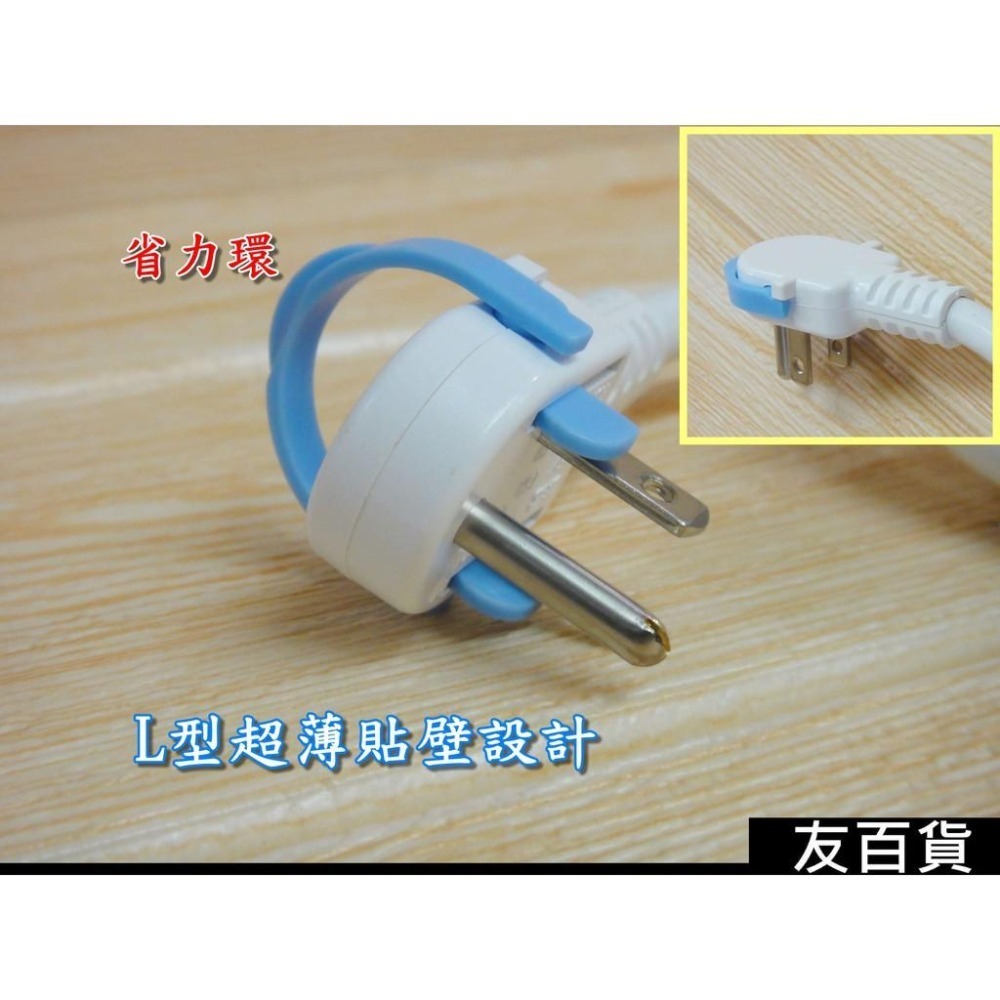 台灣製 4開4插電腦延長線組 過載保護 獨立開關 4孔延長線 延長線插座 電腦延長線 檢驗合格《友百貨》-細節圖6