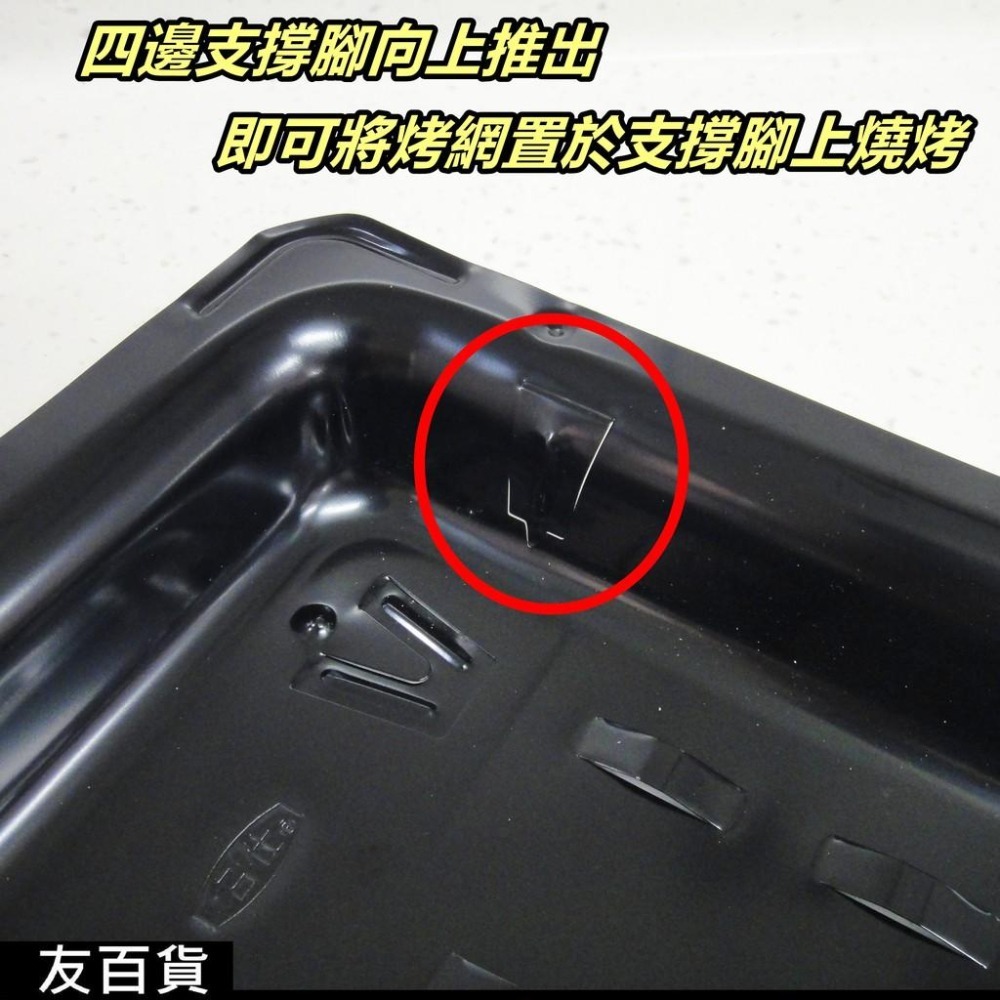 台灣製 天王專利型烤肉架 烤肉爐 烤肉網 燒烤架 戶外烤肉架 中秋烤肉 聚會 免工具 組裝方便BS523 《友百貨》-細節圖3