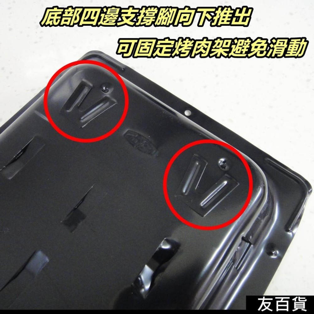 台灣製 天王專利型烤肉架 烤肉爐 烤肉網 燒烤架 戶外烤肉架 中秋烤肉 聚會 免工具 組裝方便BS523 《友百貨》-細節圖4