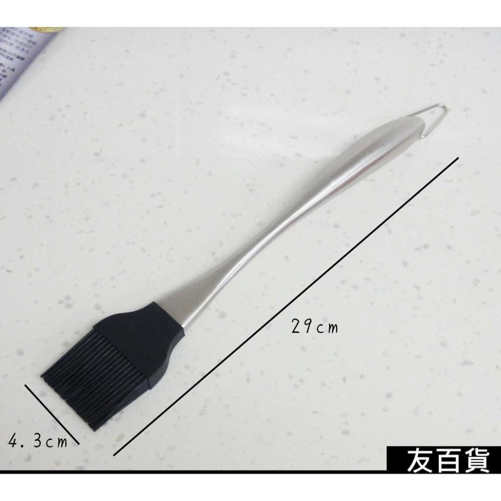 《友百貨》SGS檢驗合格 米諾諾矽膠不沾鍋料理刷 304不鏽鋼 矽膠油刷 刷子 烤肉刷 氣炸鍋油刷 矽膠刷 164054-細節圖6