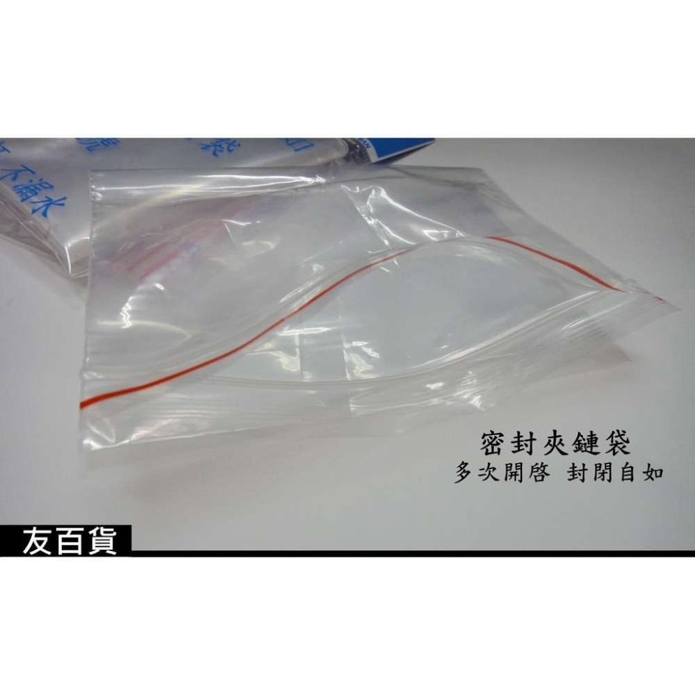 台灣製 JS密封夾鏈袋 夾鏈保鮮袋 4號/5號/6號/8號 密封袋 夾鍊袋 收納袋 拉鏈袋 小物袋《友百貨》-細節圖3
