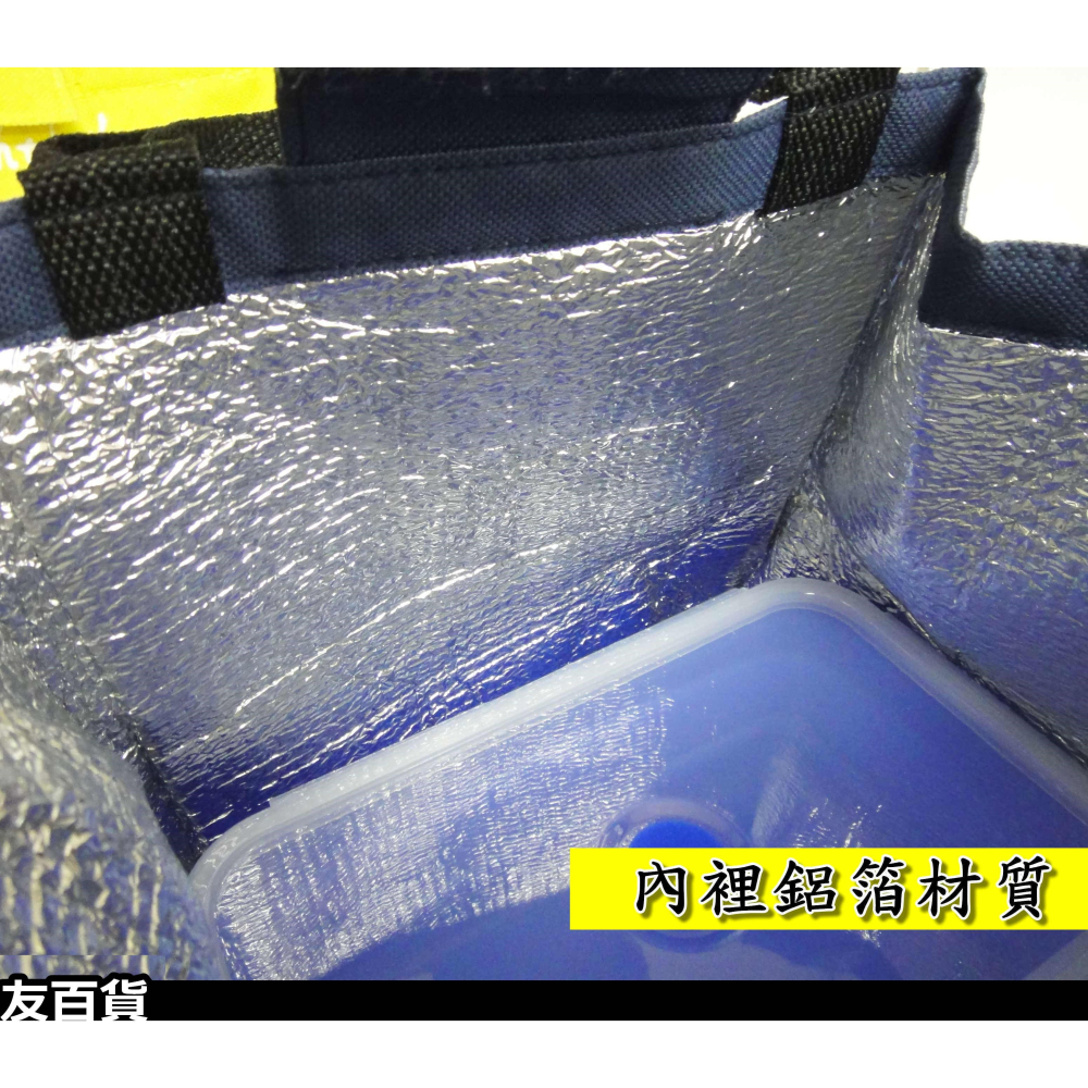 《友百貨》手提保溫便當袋 (魔鬼粘款) 手提便當袋 小魚餐袋 保溫餐袋 手提餐袋 野餐袋 餐包 保溫袋 手提袋 環保袋-細節圖5