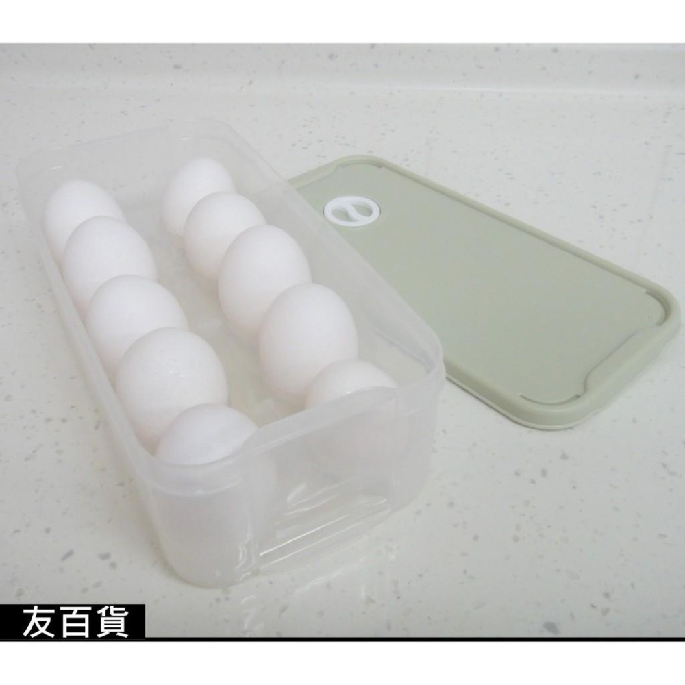 蛋盒10格雞蛋收納盒 雞蛋盒 可疊加雞蛋盒 雞蛋盒 雞蛋放置盒 雞蛋保護盒 蛋盒 保鮮盒 露營野炊《友百貨》-細節圖7