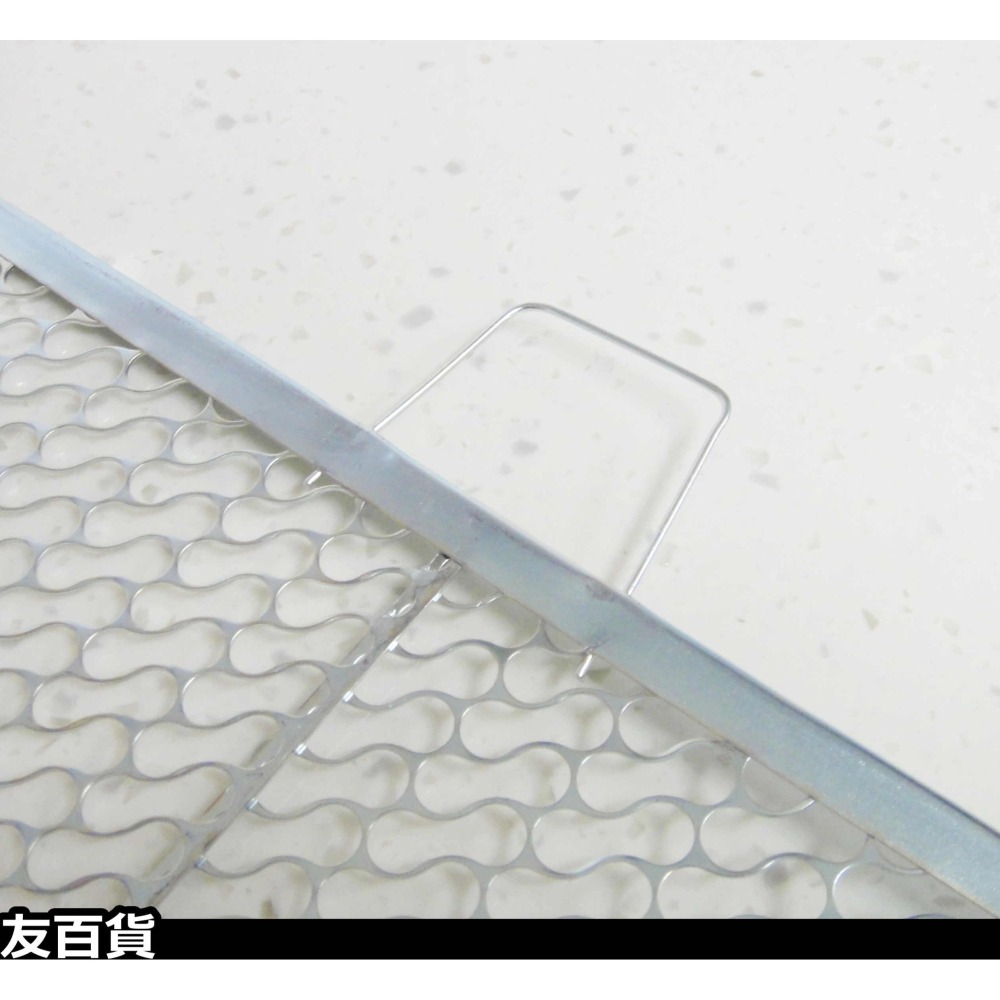台灣製 鍊目烤肉網 (37X28cm) 烤肉網 烤肉架 網子 烤肉用品 烤網 簡易烤網 鍊目烤網 BBQ《友百貨》-細節圖3