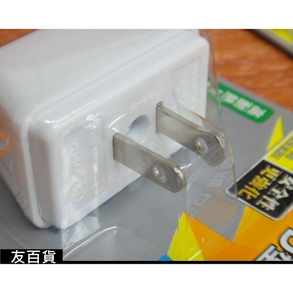 台灣製 新版安規 成電牌 D型三面插 最大合計1650W 三面插座 電器插座 插頭 CT-0036《友百貨》-細節圖4