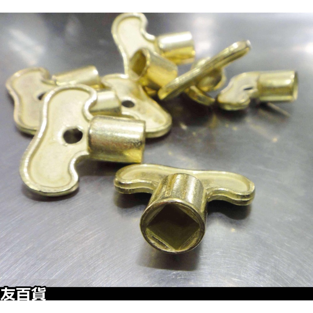 《友百貨》合金水道鎖 水龍頭鎖匙 水龍頭開關 水開 水道開關 水龍頭鑰匙 水道鑰匙 水龍頭鎖-細節圖4