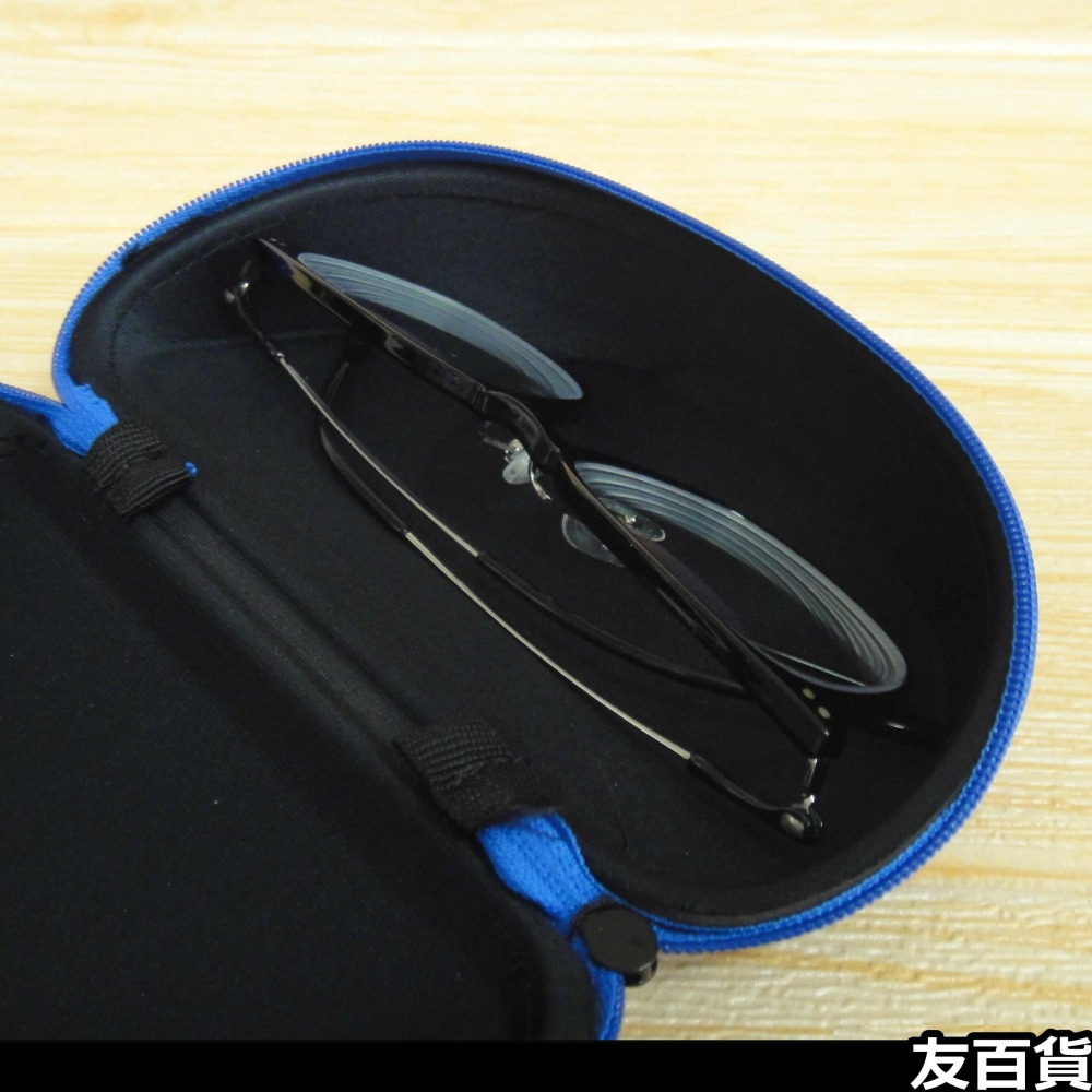 (掛勾款)耐壓眼鏡盒 抗壓眼鏡盒 防摔眼鏡盒 攜帶眼鏡盒 旅行眼鏡盒 加大收納盒 旅行收納盒《友百貨》-細節圖4