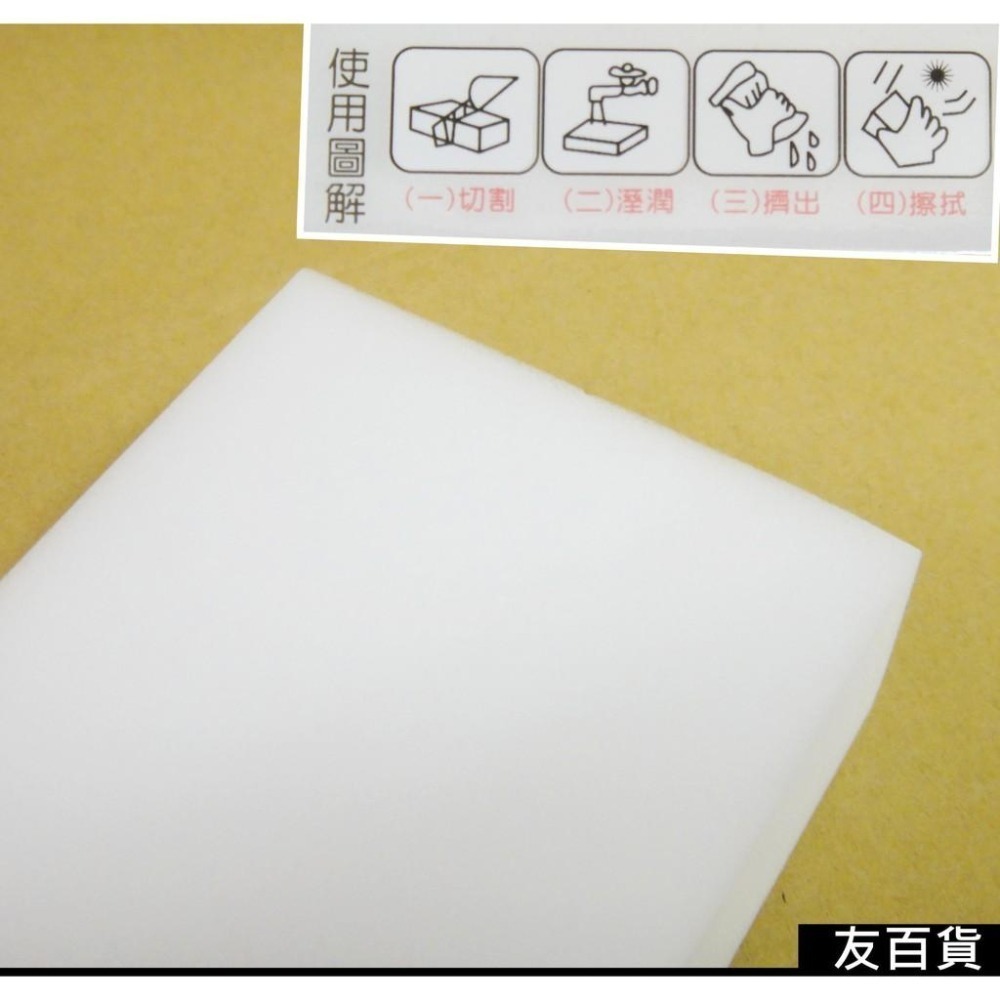 家潔高科技泡棉 科技海綿 神奇海綿 去汙泡棉 清潔泡棉 去污海棉 SGS檢驗合格 MYH266《友百貨》-細節圖2