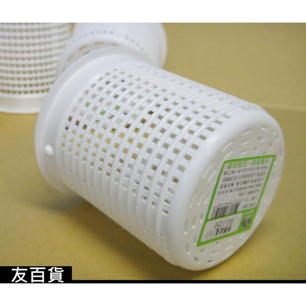 《友百貨》台灣製 塑膠提籠(小) 水槽提籠 PVC提籠 水槽濾網 排水口濾網 水孔濾網 水槽濾物器 落水槽HO-1250-細節圖4
