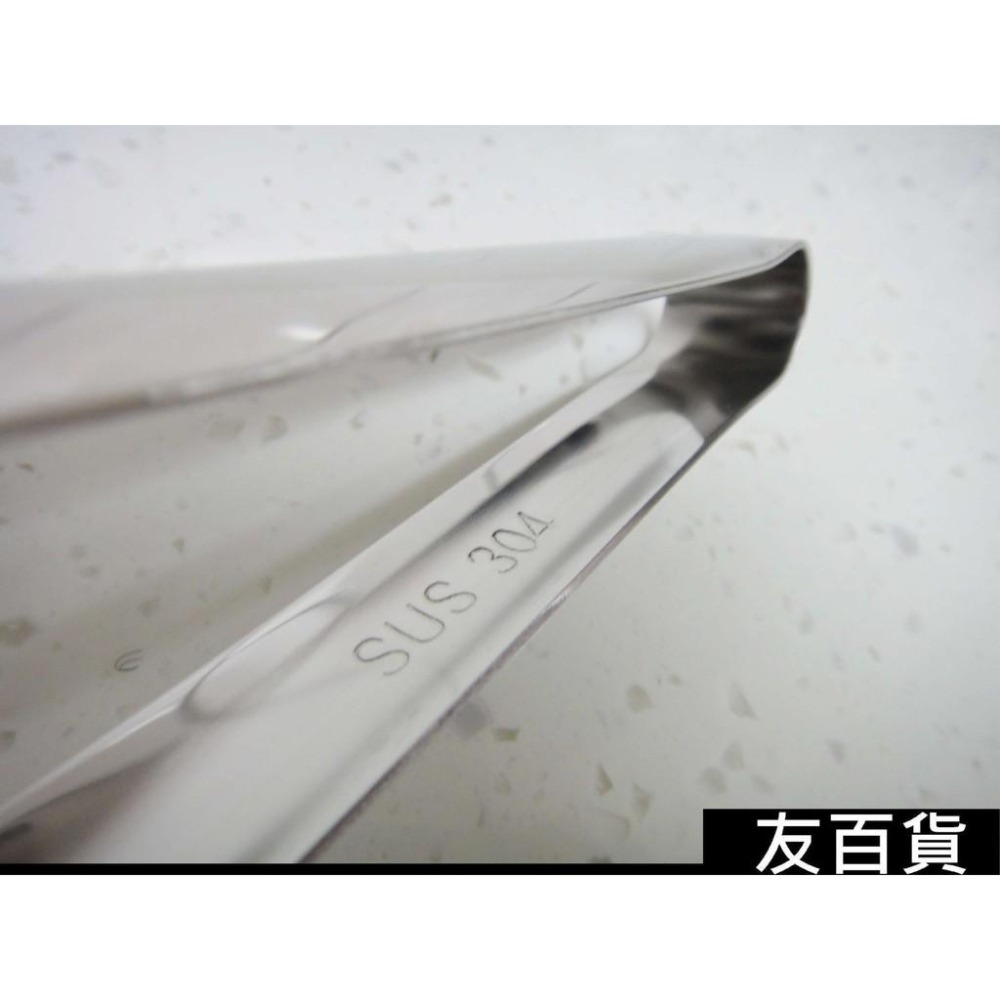 《友百貨》SUS304 不鏽鋼食品鏟夾 不鏽鋼夾 煎夾 烤肉夾 牛排夾 煎魚夾 披隡夾 不鏽鋼鏟夾 料理夾 鍋鏟-細節圖3