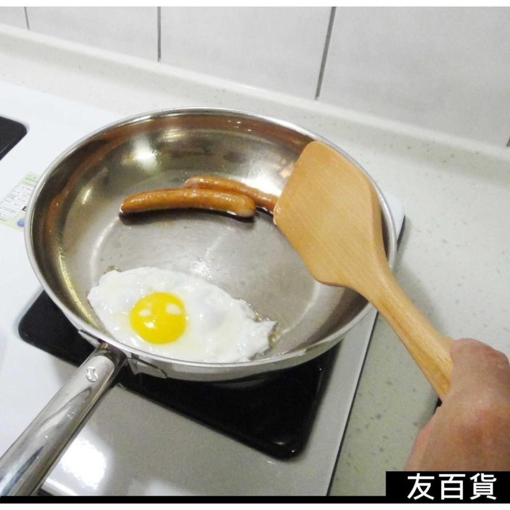 品木屋/輕全柄平煎(中/大) 山毛櫸鍋鏟 SGS檢驗 不沾鍋鍋鏟 木鍋鏟 炒菜鏟 木鏟  煎鏟 優的生活大師《友百貨》-細節圖4