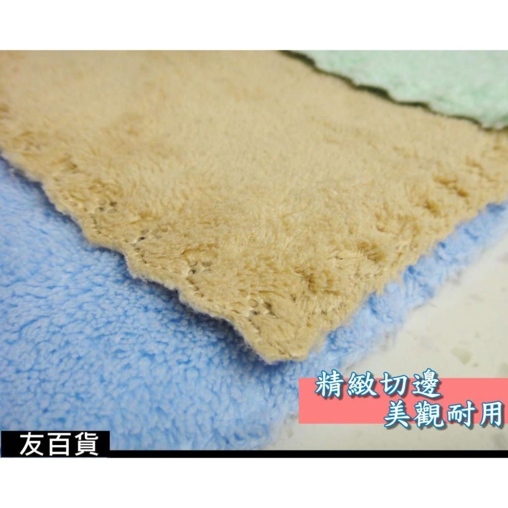 高密珊瑚絨廚房清潔布 30X30cm 廚房抹布 吸水小方巾 方形抹布 洗碗巾 擦碗巾 洗車布 吸水布 洗車巾《友百貨》-細節圖3