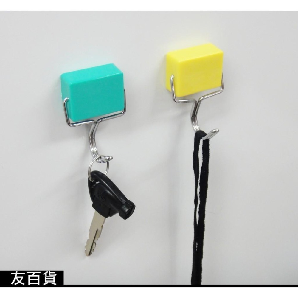 日式無痕磁鐵掛勾 方形磁鐵掛鉤 掛鉤 冰箱掛勾 無痕掛勾 磁石掛勾 廚房掛鉤 無痕免釘 浴室掛勾 辦公室掛勾《友百貨》-細節圖6