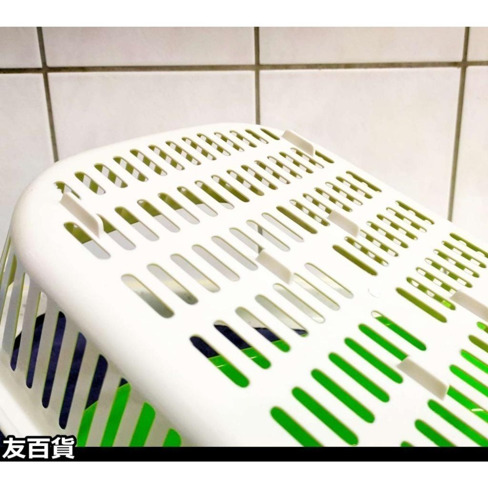 大/小可愛雙層滴水盆 瀝水籃 雙層洗菜籃 蔬果籃 收納籃 置物籃 滴水籃 廚房收納《友百貨》-細節圖5