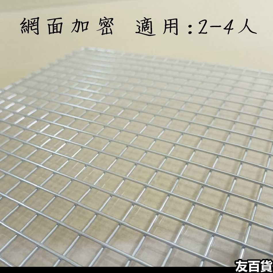 台灣製 304不鏽鋼加密方格網(30X48cm) 烤肉網 燒烤網 烤肉用品 露營野炊 中秋烤肉 BL113 《友百貨》-細節圖3