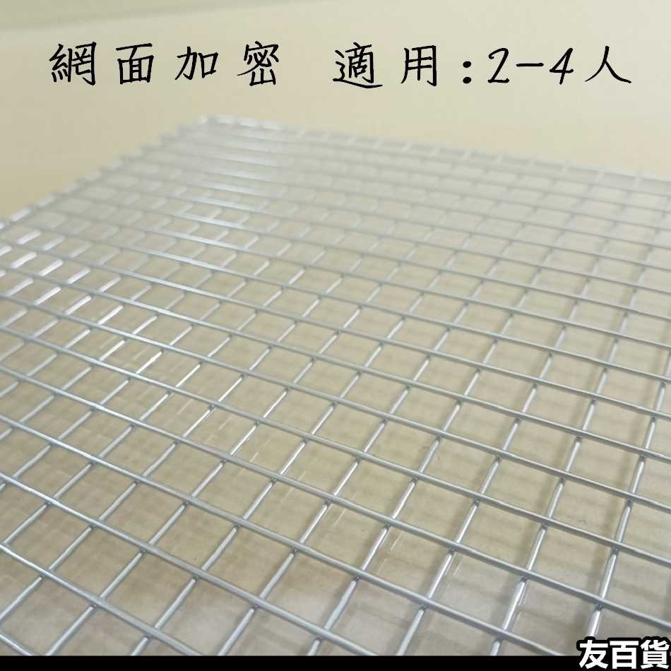 台灣製 304不鏽鋼加密方格網(30X48cm) 烤肉網 燒烤網 烤肉用品 露營野炊 中秋烤肉 BL113 《友百貨》-細節圖3