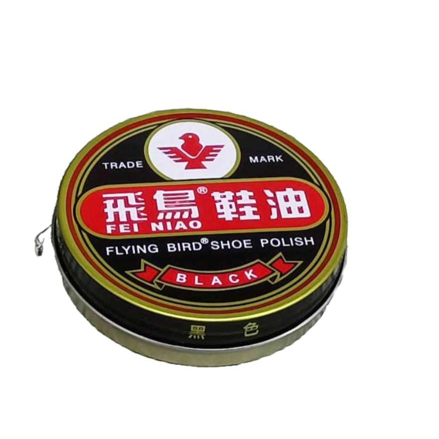 《友百貨》飛鳥鞋油(鐵盒/黑) 鞋油 皮鞋油 CHF207-細節圖2