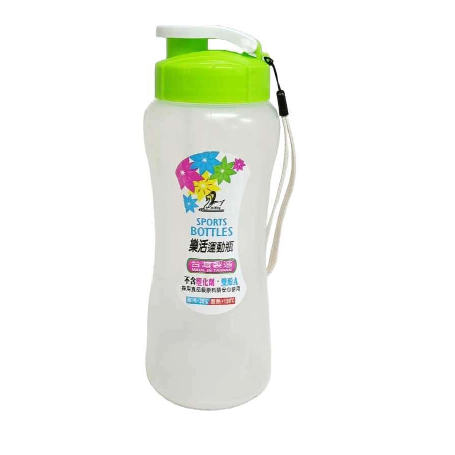 《友百貨》台灣製 樂活運動瓶 800ml 運動水壺 半透明水壺 單車水壺 水瓶 茶壺 曲線水壺 學生水壺 No.608-細節圖2
