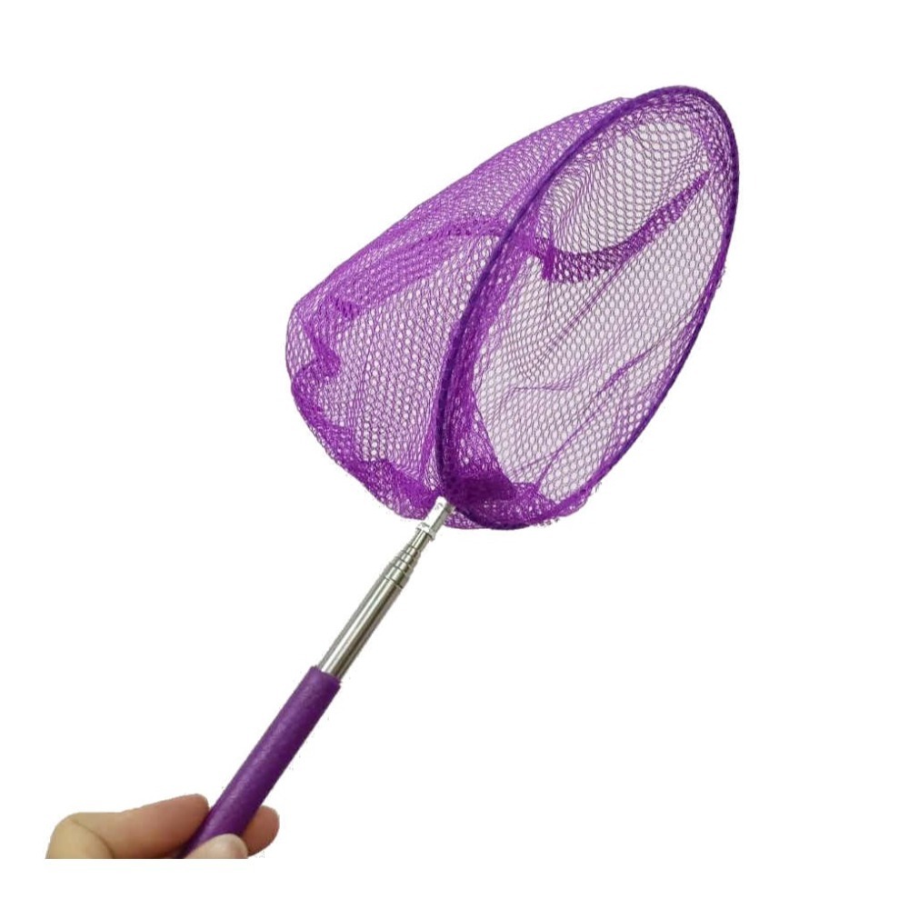 《友百貨》伸縮撈魚網 不鏽鋼捕捉網 5節伸縮 伸縮昆蟲網 捕蝦網 蝴蝶網 捕蟲網 伸縮魚網-細節圖2