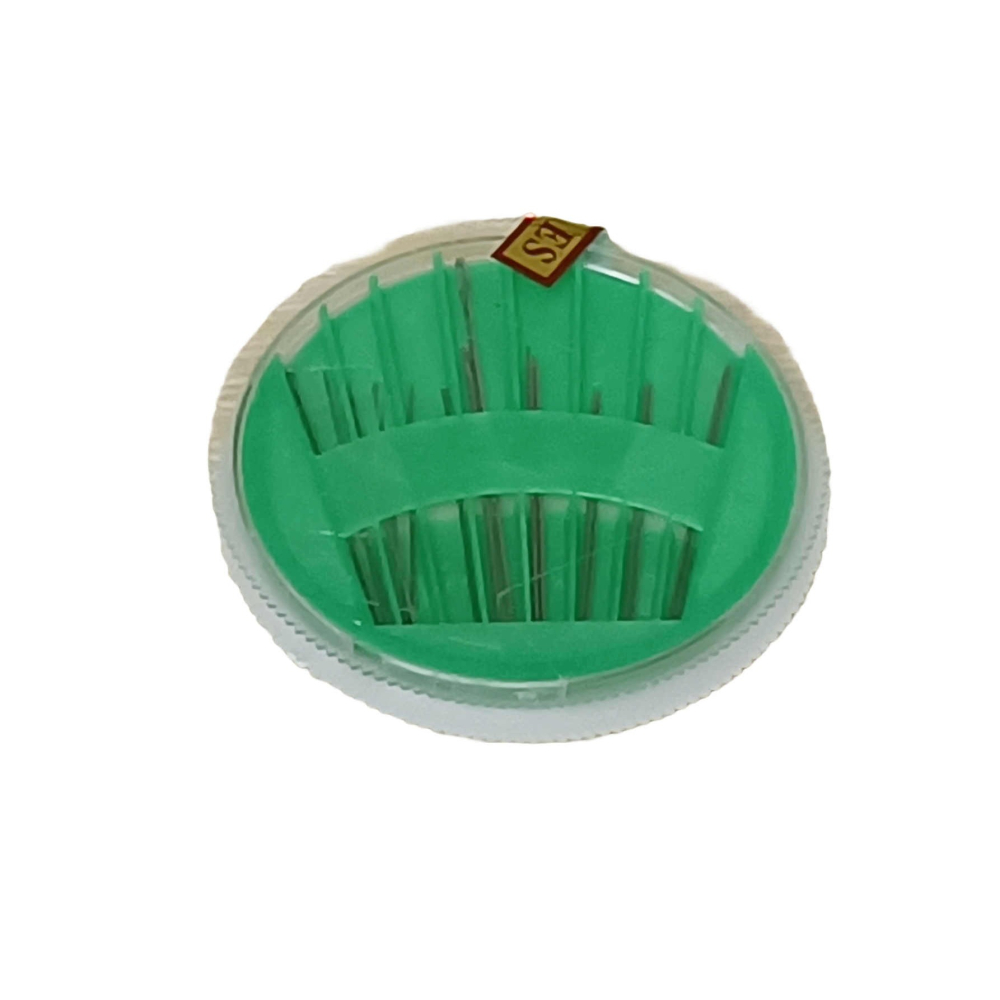 《友百貨》針盤16針 港針 針盒 手縫針 縫衣針 補衣針 繡花針 補衣針 圓針盤 縫紉用品-細節圖2