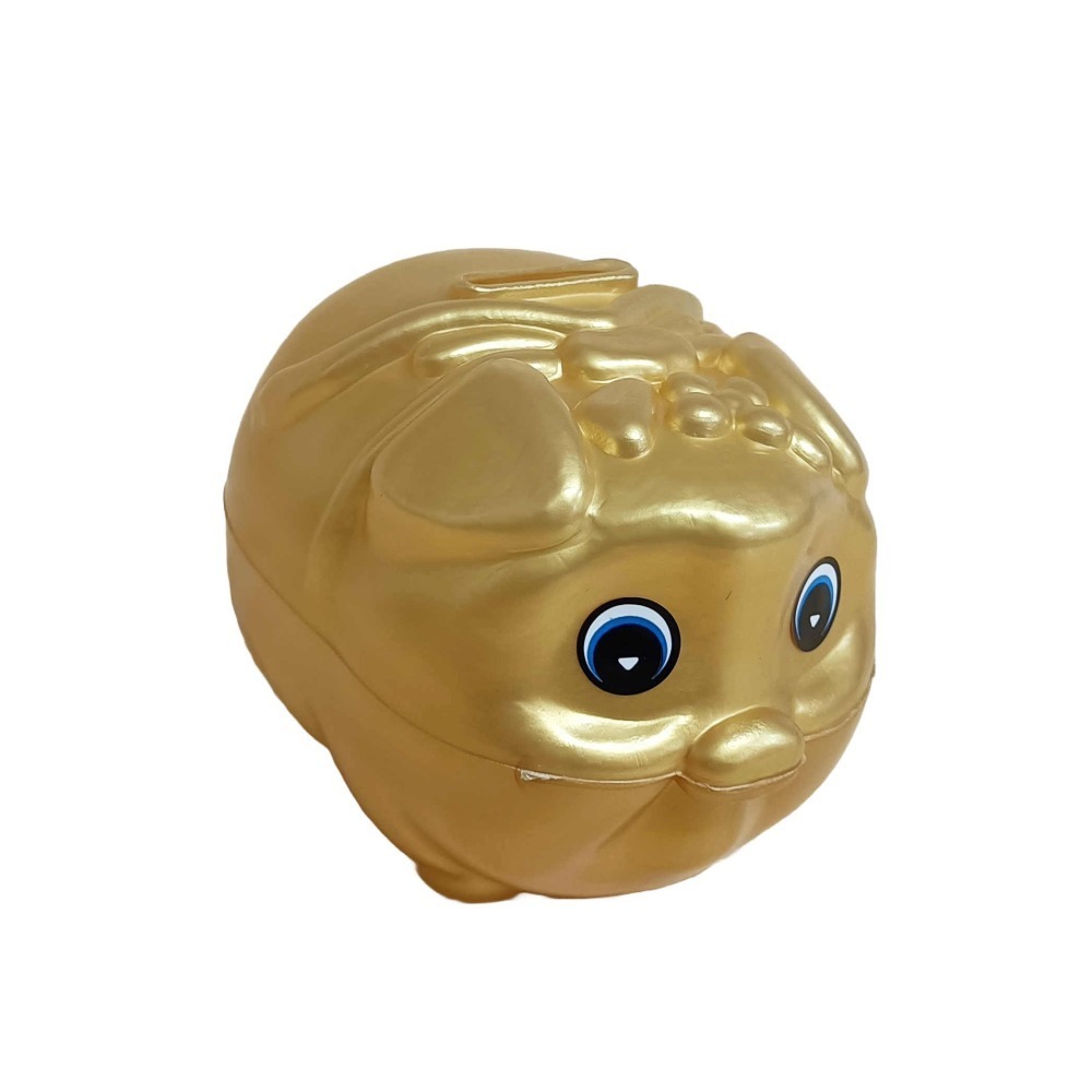 台灣製 金豬存錢筒 4號/3號 金豬撲滿 小豬存錢筒 豬公撲滿 零錢筒 春節禮品 小豬禮品《友百貨》-細節圖2