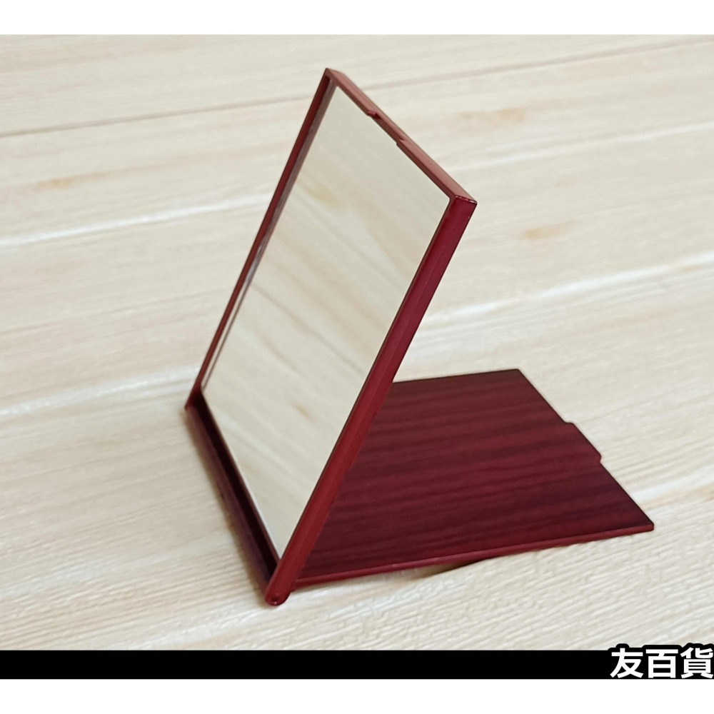 《友百貨》台灣製 四方折鏡-大 折合化妝鏡 美妝鏡 化妝鏡 立鏡 方鏡 鏡子 化粧鏡 折疊鏡 粉彩小兔CR-716-細節圖5